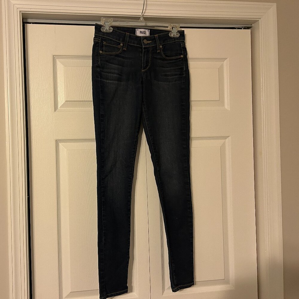 Womens PAIGE Denim Sz 26 Blue Verdugo Ultra Skinny Jeans